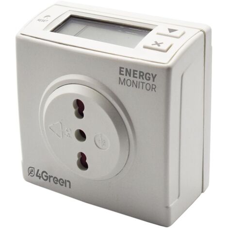 Contatore di Energia Elettrica a Spina Italiana Vemer VE798600 Energy Monitor