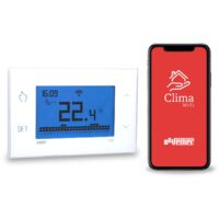 Cronotermostato WiFi gestito con APP Alimentazione 230V Vemer VE785700 Tuo WiFi Lite
