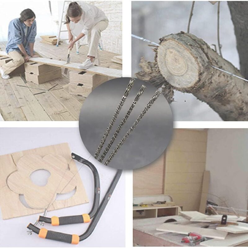 Lame Scie Sauteuse Bois Lot De 12 Lames De Scie à Chantourner Avec Dents En Spirale Fines Lame Scie à Chantourner