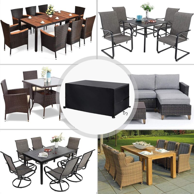 Housse De Protection Imperméable Pour Coffre De Terrasse - Taille 130x60x71 Cm, Tissu Oxford 210D | Anti-UV, Anti-poussière