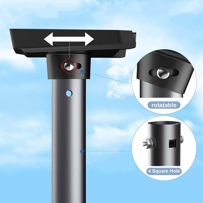Kit De Montage Pour Antenne Starlink Gen 3 - Support Mural/Toit Réglable 360°, Alliage Aluminium - 7