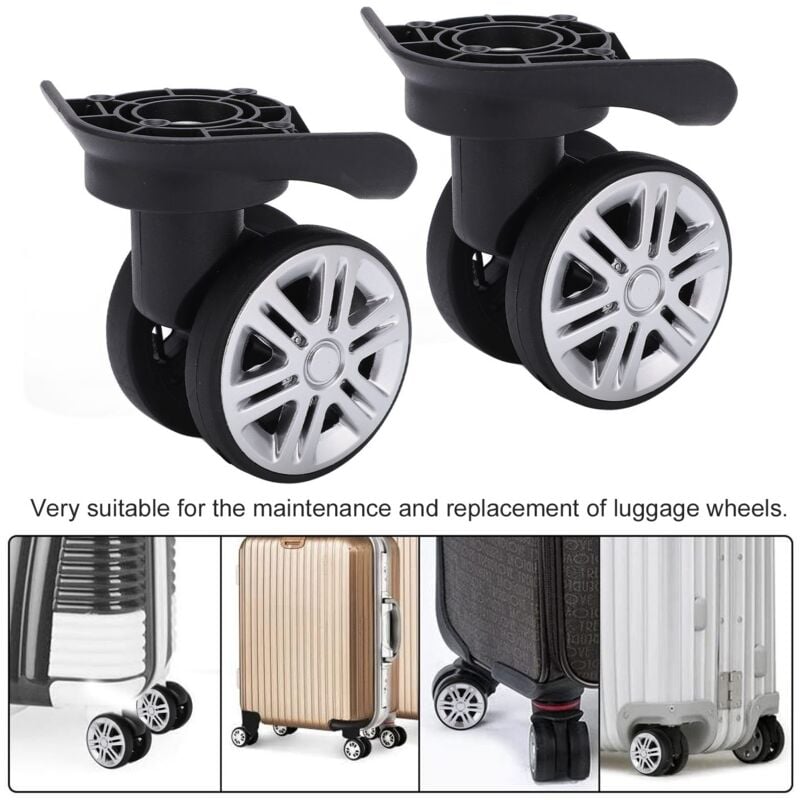 Gatuida Roue De Remplacement Valise Silencieuse Pivotante De Roulettes