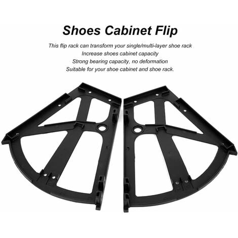 4 Pièces Charniere Meuble Chaussure, Charnières D'armoire De Rangement En Plastique Ferrure Basculante Pour Cuisine Et Salon