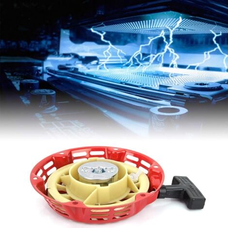 EJ.LIFE Démarreur Tirette , Démarreur à Tirette à Recul Remplacement pour Générateur de Recul 168F 170F 2-3KW