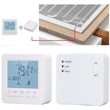 Thermostat Numérique, Contrôleur De Température De Chauffage Programmable Avec Ecran Lcd Pour La Maison Linstallation Facile Et Le Mur Compatible E 2 90149169