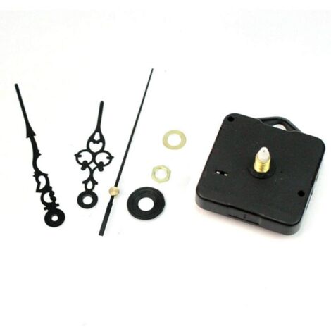 Kit De 2 Mouvements D'horloge Quartz Avec Aiguilles - Mécanisme Silencieux, Remplacement Facile Pour Horloges Murales DIY