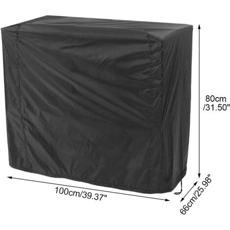 Ej.Life Housse pour barbecue à gaz - En polyester imperméable - Avec sangles de sécurité pour barbecue - Pour pique-nique en plein air - 80 x 66 x 100 cm