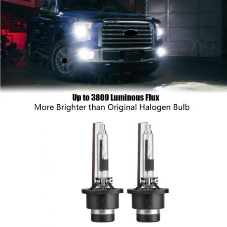 Ej.Life 2pcs D2R 6000K 35W Ampoules De Remplacement De Phare De Lampe Au Xénon De Voiture