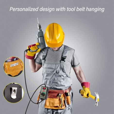 Ej.Life Régulateur de Vitesse, Régulateur D'affichage Numérique électronique, Adapté Pour Perceuse à Main/polisseuse/ventilateur, Commutateur de Contrôle de Vitesse En Continu  AC220240V 4000W
