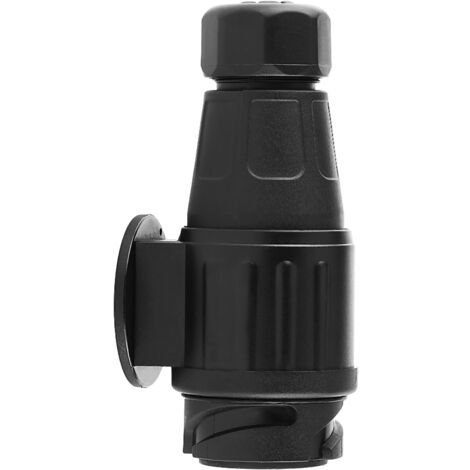 Ej.Life 12V 13 broches prise de remorque électrique plastique 13 ples connecteur de cblage adaptateur noir