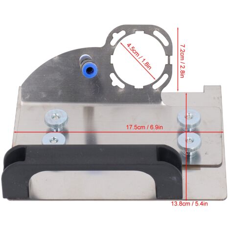Support Coupe Chanfrein 45° Pour Meuleuse D'Angle – Outil Précis Pour Carrelage Céramique & Marbre – Compatible 115/125 Mm