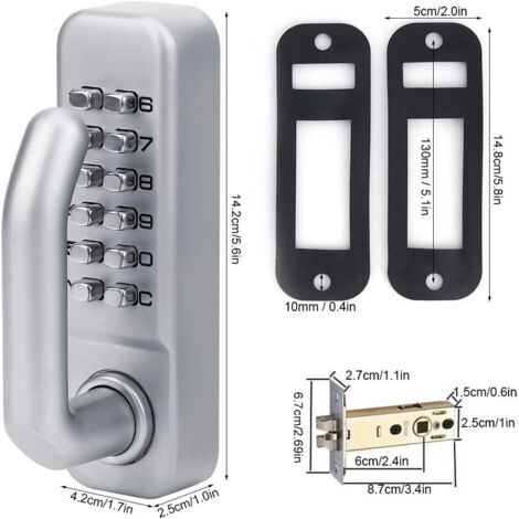 Serrure d'accès à clé avec clavier tactile et mot de passe Armoire de sécurité électronique Serrure d'accès à clé avec clavier tactile et mot de passe Armoire de sécurité électronique