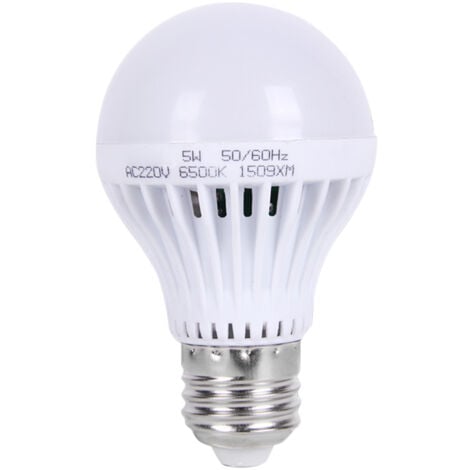 Ej.Life Ampoules de capteur de son 220V E27 lampes LED contrle de la lumière sonore allumer/éteindre automatiquement l'ampoule de capteur de veilleuses