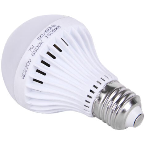 Ej.Life Ampoules de capteur de son 220V E27 lampes LED contrle de la lumière sonore allumer/éteindre automatiquement l'ampoule de capteur de veilleuses