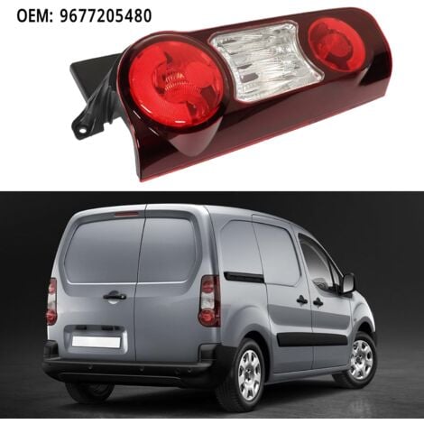 Ej.Life Feu arrière droit 9677205480 remplacement de la lampe de clignotant de frein arrière pour Citroen Berlingo Mk2 Van