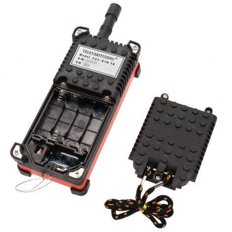 NEWTRY Télécommande Grue Sans Fil 12V F21-E1B - Émetteur + Récepteur Pour Palan Industriel
