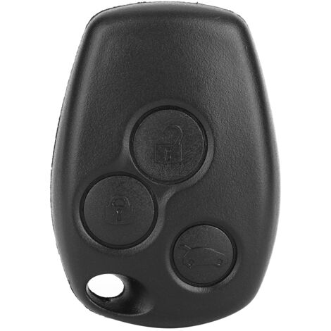 Sjlerst – Coque de clé de voiture 3 boutons – Compatible Renault Logan, Sandero, Clio, Fluence, Vivaro, Master – Matériau ABS durable (1/6)