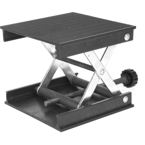 Ej.Life – Table élévatrice en métal 90 x 90mm – Hauteur de levée 90mm – Support de levage pour laboratoire – Résistance à la corrosion