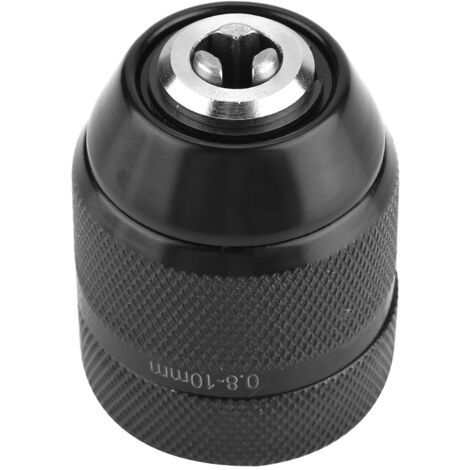 Ej.Life Mandrin de perceuse sans clé de 0.8mm-10mm，3/8"fil mandrin de mandrin de perceuse électrique sans mandrin pour perceuse électrique