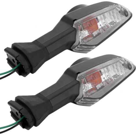 Clignotants LED de moto pour KAWASAKI Kawasaki Z250 Z750R (noir fumé)