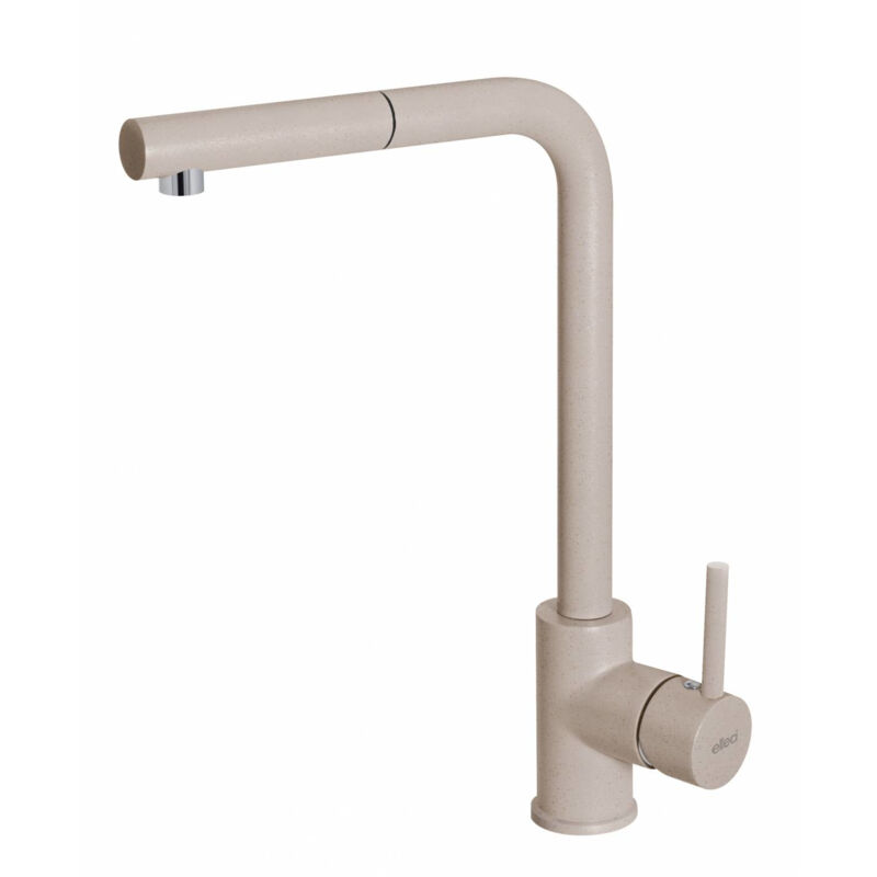 Elleci Trail Plus. Tipo di beccuccio: Estraibile, Colore del prodotto: Sabbia, Materiale del rubinetto: Granitek. Altezza sopra la superficie di fissaggio (max): 33 cm, Distanza tra foro... - MGKTRP51