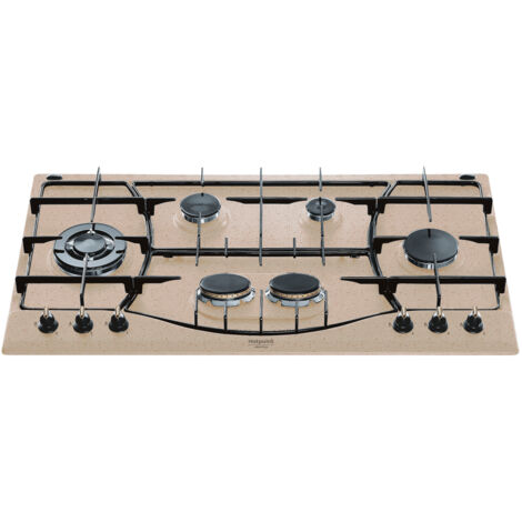 Hotpoint Piano cottura a gas PHN 960MST AV RHA 6 fornelli 87cm da incasso Avena
