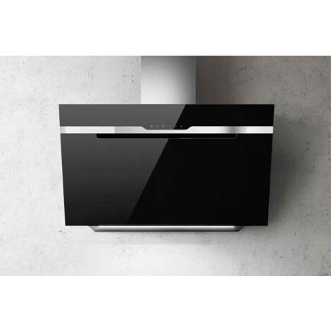 Cappa Aspirante Elica ROCK 80/A/BL – Parete 80 Cm, Nero, Classe C – Nuova In Scatola