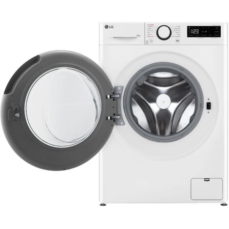 LG F4R3010NSWW Lavatrice 10kg AI DD, Classe A-10%, 1400 giri, Lavaggio a vapore. Tipo di carica: Caricamento frontale. Capacità cestello: 10 kg, Classe di efficienza della centrifuga: A, Silenziosi...