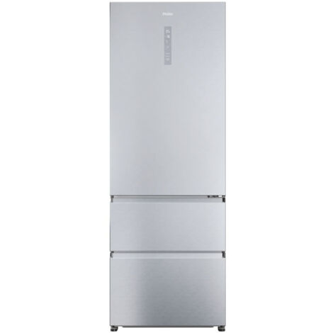 Haier Frigorifero 3 Porte HTR5720ENMG 3D 70 Serie 5 Multi Air Flow Total No Frost Classe E Capacità Netta 483 Litri Colore Argento (1/5)