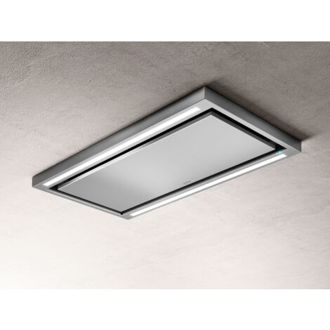 Elica CLOUD SEVEN IX/F/90. Tipo di estrazione: Aspirante/Filtrante, Emissione acustica: 60 dB, Potenza di estrazione dell'aria della posizione Boost: 770 m³/h. Tipo: Integrato a soffit... - PRF0141953 (1/5)