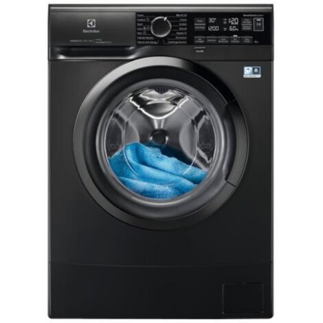 Electrolux EW6S306BL Lavatrice Caricamento Frontale Slim 38 cm 6 kg Classe B 1000 giri Inverter Nera (1/4)
