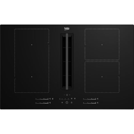 Beko HIXI 84700 UF. Colore del prodotto: Nero, Posizionamento dell'apparecchio: Da incasso, Dimensione della larghezza del piano cottura: 80 cm. Tipo di display: LED, Tipo di timer: Digitale. Tipo di 