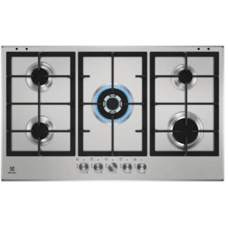 Electrolux KGS9536SX piano cottura Acciaio inox Da incasso 90 cm Gas 5 Fornelli