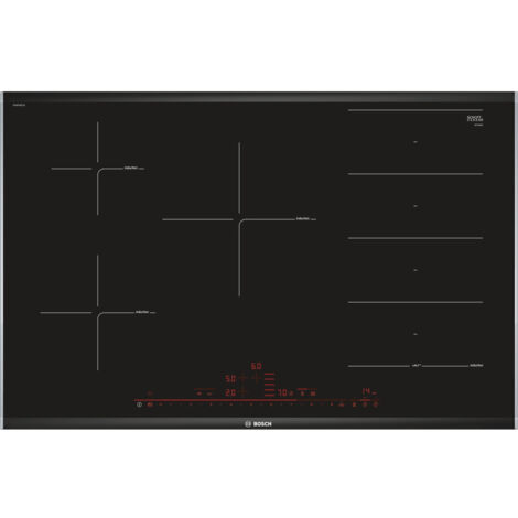 Bosch Piano Cottura PXV875DC1E a Induzione 5 Zone Colore Nero