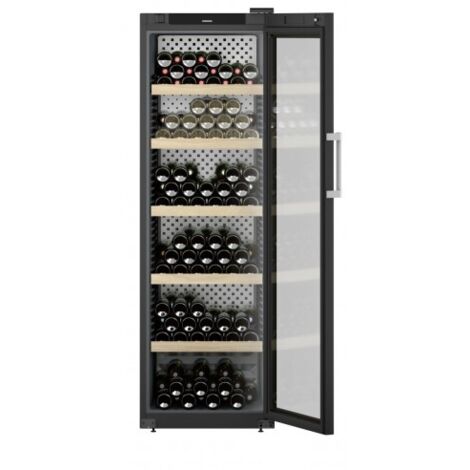 Liebherr WPbli 5231. Posizionamento dell'apparecchio: Libera installazione, Colore struttura: Nero, Colore interno: Grigio. Capacità bottiglie: 229 bottiglia/bottiglie, Tipo di prodotto: Cantinetta te (1/5)
