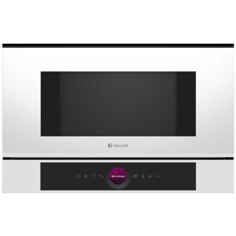 Bosch Serie 8 BFL7221W1. Posizionamento dell'apparecchio: Da incasso, Tipo di prodotto: Solo microonde, Capacità interna: 21 L, Potenza Microonde: 900 W, Display incorporato, Tipo di display: TFT, ...