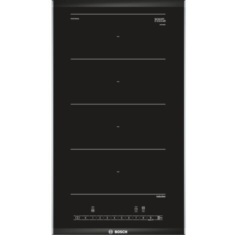 Bosch Serie 6 PXX375FB1E. Colore del prodotto: Nero, Posizionamento dell'apparecchio: Da incasso, Tipo di piano cottura: Piano cottura a induzione. Tipo di controllo: Touch, Posizione di controllo:... (1/7)