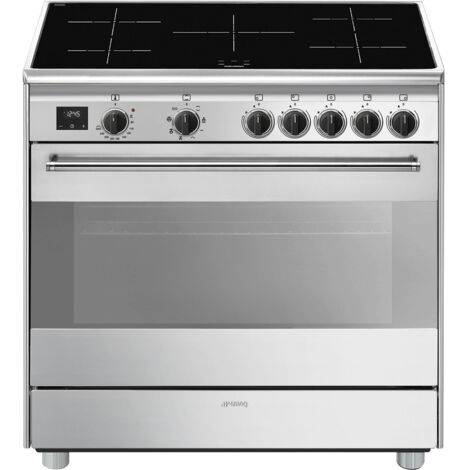 Smeg Smeg Concert BG91IX2 cucina Cucina freestanding Piano cottura a induzione Acciaio inossidabile A
