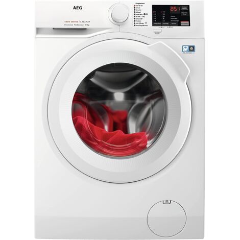 AEG L6FBI945. Tipo di carica: Caricamento frontale. Capacità cestello: 9 kg, Classe di efficienza della centrifuga: B, Velocità di centrifuga massima: 1400 Giri/min. Colore del prodotto: Bianco. La... (1/5)