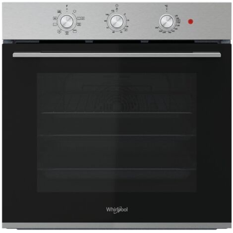 Whirlpool OMK38HU0X. Dimensione del forno: Media, Tipo di forno: Forno elettrico, Capacità interna forno totale: 71 L. Posizionamento dell'apparecchio: Da incasso, Colore del prodott... - 859991659920