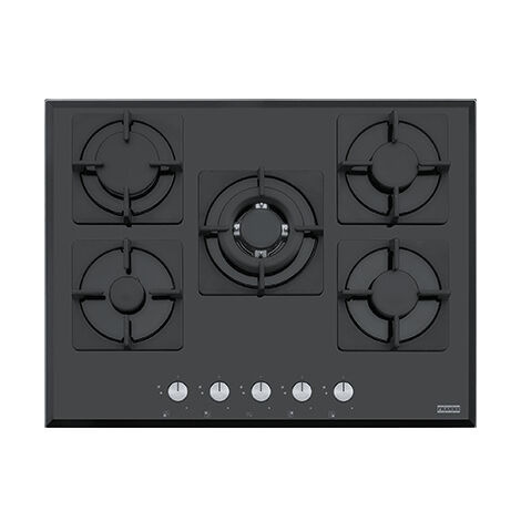 Franke FHNS 705 4G TC BK C. Colore del prodotto: Nero, Posizionamento dell'apparecchio: Da incasso, Dimensione della larghezza del piano cottura: 68 cm. Bruciatore piccolo: 1000 W, B... - 106.0490.102
