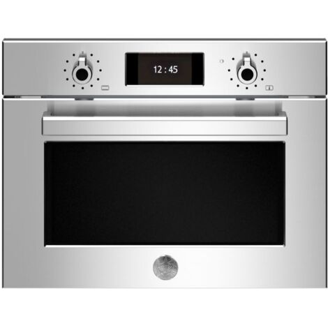Bertazzoni F457PROMWTX. Dimensione del forno: Piccolo, Tipo di forno: Forno elettrico, Capacità interna forno totale: 32 L. Posizionamento dell'apparecchio: Da incasso, Colore del prodotto: Acciaio... (1/5)