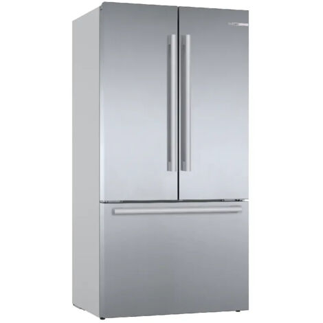 Bosch KFF96PIEP. Posizionamento dell'apparecchio: Libera installazione, Design del prodotto: Porta francese, Colore del prodotto: Acciaio inox. Capacità netta totale: 573 L, Classe climatica: SN-T,...