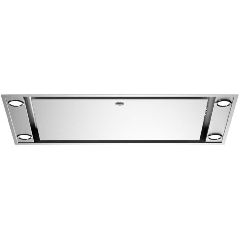 Bertazzoni KC90PRO1XA. Potenza massima di estrazione: 700 m³/h, Tipo di estrazione: Aspirante, Emissione acustica: 72 dB. Tipo: Integrato a soffitto, Colore del prodotto: Nero, Acciaio inox, Tipo d... (1/2)