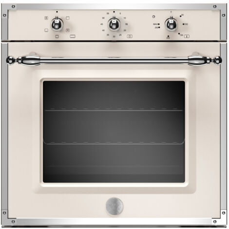 Bertazzoni F605HEREKAX. Dimensione del forno: Largo, Tipo di forno: Forno elettrico, Capacità interna forno totale: 76 L. Posizionamento dell'apparecchio: Da incasso, Colore del prodotto: Avorio, A... (1/5)