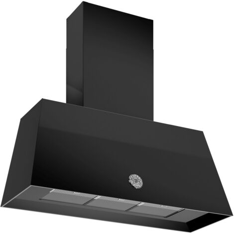 Bertazzoni KR110HER1NEDC. Potenza massima di estrazione: 570 m³/h, Tipo di estrazione: Aspirante, Emissione acustica: 67 dB. Tipo: Cappa aspirante a parete, Colore del prodotto: Nero, Tipo di contr... (1/2)