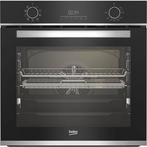 Beko BBIMA13300XS. Dimensione del forno: Media, Tipo di forno: Forno elettrico, Capacità interna forno totale: 72 L. Posizionamento dell'apparecchio: Da incasso, Colore del prodotto: Nero, Acciaio ... (1/5)