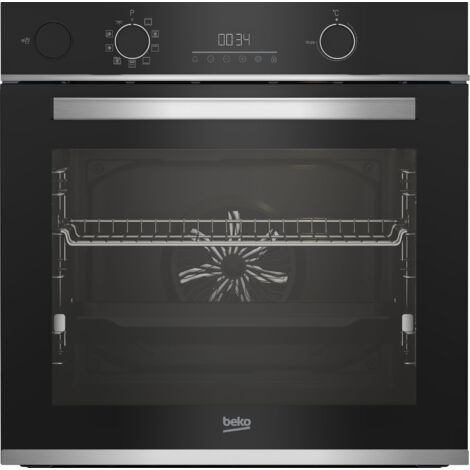 Beko BBIS13300XMPE: Forno Beyond Multifunzione Pirolitico Assistito a Vapore SteamAssist, b300, 9 Funzioni. Dimensione del forno: Media, Tipo di forno: Forno elettrico, Capacità interna forno total...