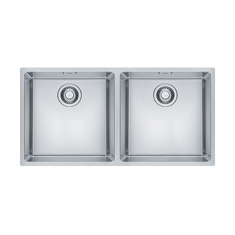 Franke MRX 220-40-40 Lavello da Incasso 2 Vasche Dimensioni 86 x 43,6 cm Colore Inox