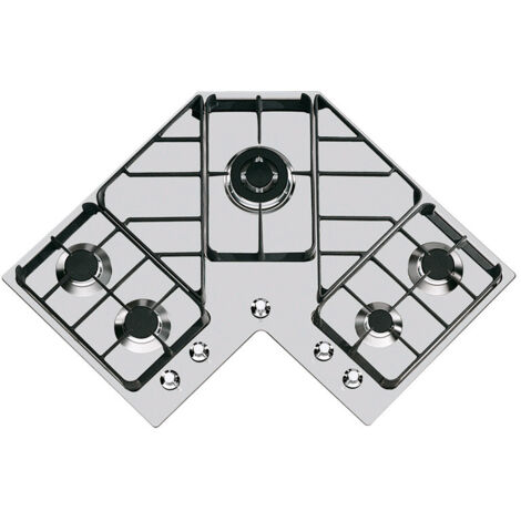 Foster 7038 052 piano cottura Acciaio inox Da incasso Gas 5 Fornelli